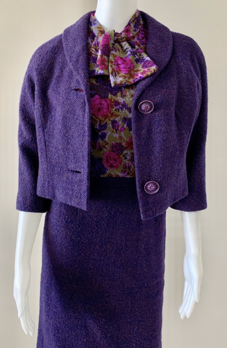 1950's Purple Saks Suit 